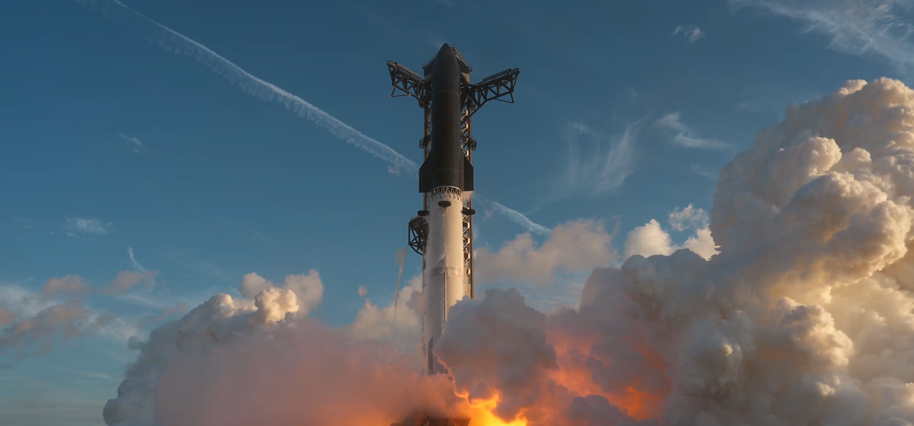 Starship, o megafoguete da SpaceX, atinge a órbita