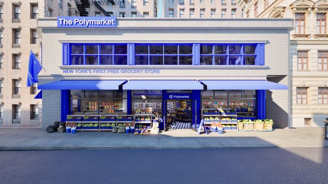 Polymarket junta filantropia e marketing com “supermercado gratuito”
