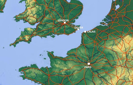 Aquela fila interminável de caminhões? É o Brexit sem acordo