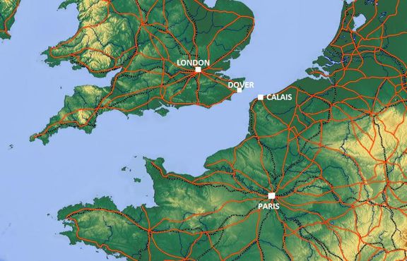 Aquela fila interminável de caminhões? É o Brexit sem acordo