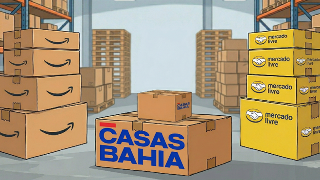 Depois do MELI e Shopee, Casas Bahia começa a vender na Amazon