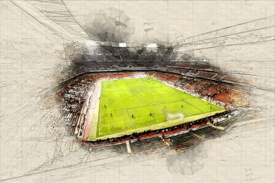 Nos estádios, as áreas ociosas também estão sendo colocadas para jogo