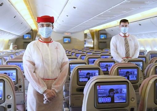 Voe Emirates: a única com ‘seguro anti-covid’