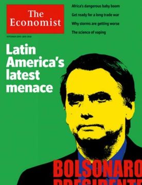 Bolsonaro ameaça a democracia, diz The Economist