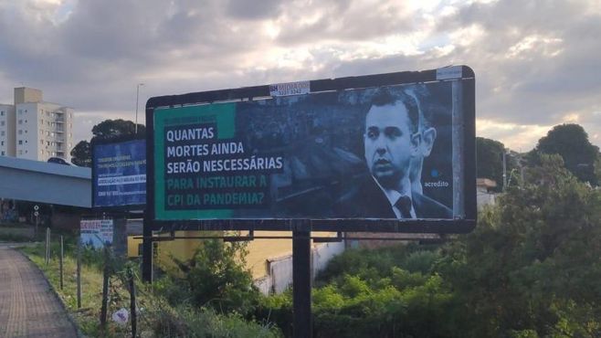 Em Belo Horizonte, 14 outdoors contra um crime