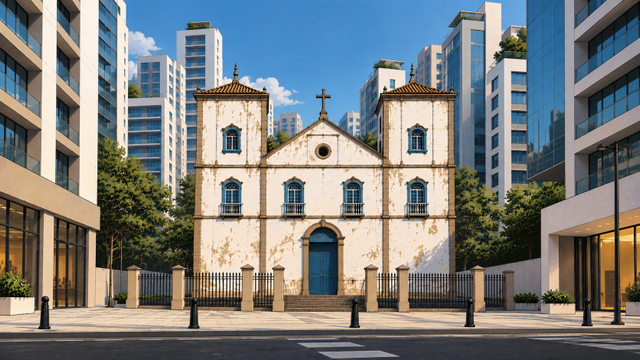 Quem tem boca vai a Roma. Quem quer terreno da Igreja, também