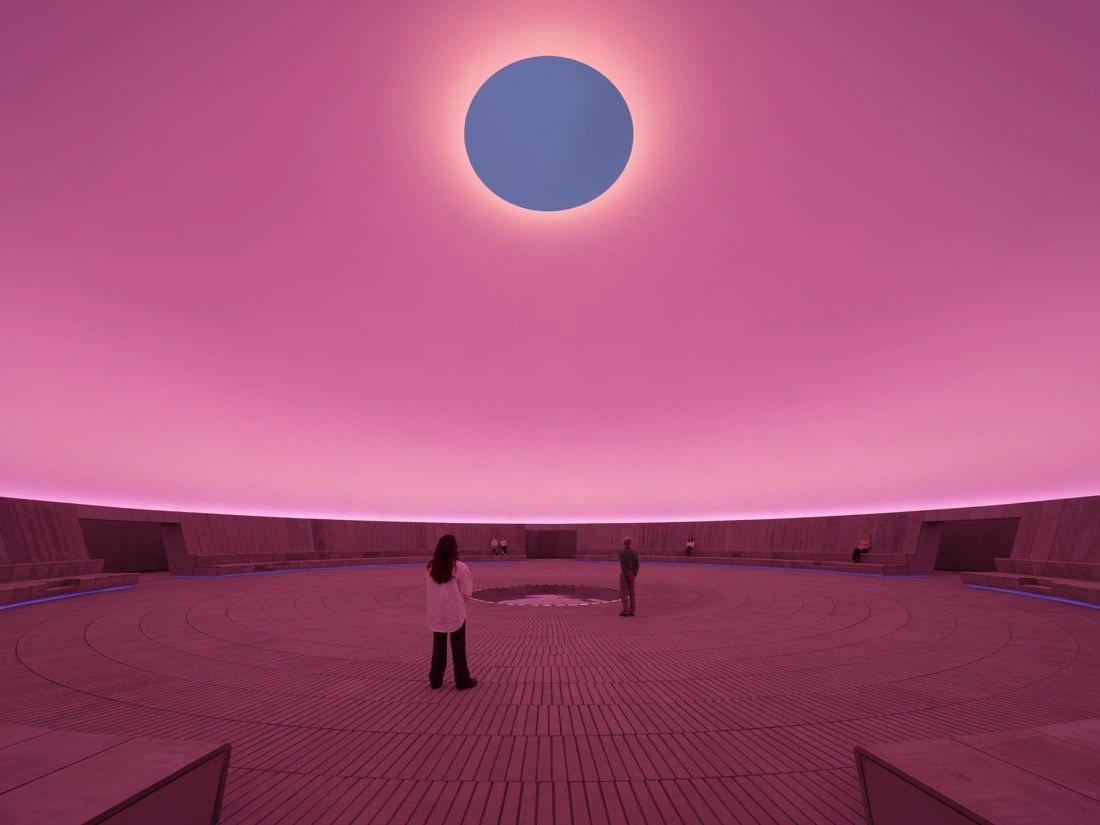 O maior e mais ambicioso Skyspace de James Turrell