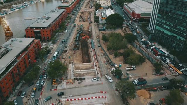 O canteiro de obras de Macri