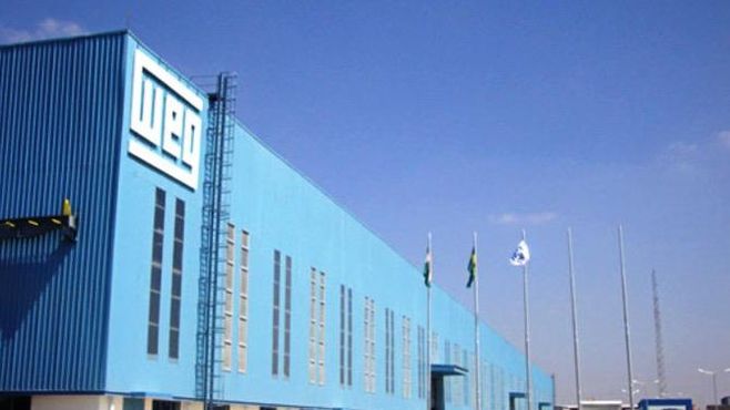 Uma multinacional chamada WEG fez uma aquisição no Brasil