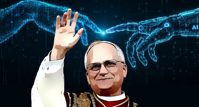 Papa pede AI com dignidade, e não “uma nova torre de Babel”