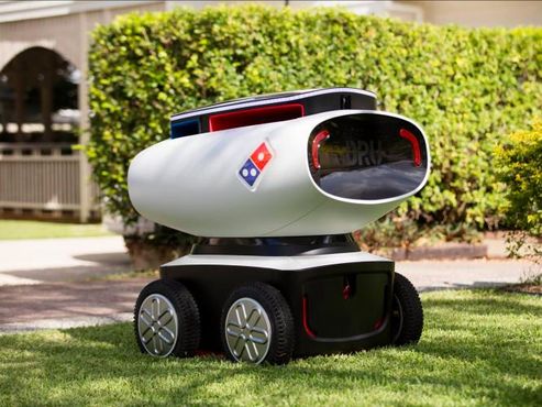 Pizza da Domino's vai chegar de robô