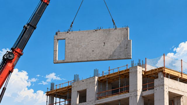 Começa um teste para acelerar a industrialização nas obras