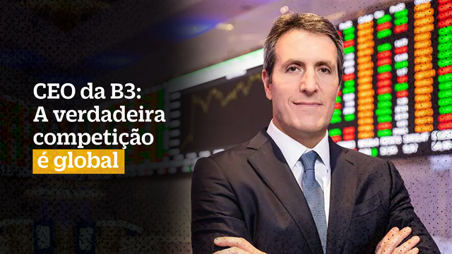 CEO da B3: Concorrência com bolsas globais preocupa