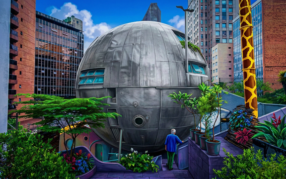 A incrível Casa Bola do “hippie urbano” da Faria Lima