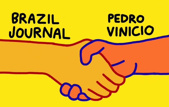 Pedro Vinicio e a arte de ilustrar a vida, agora no Brazil Journal