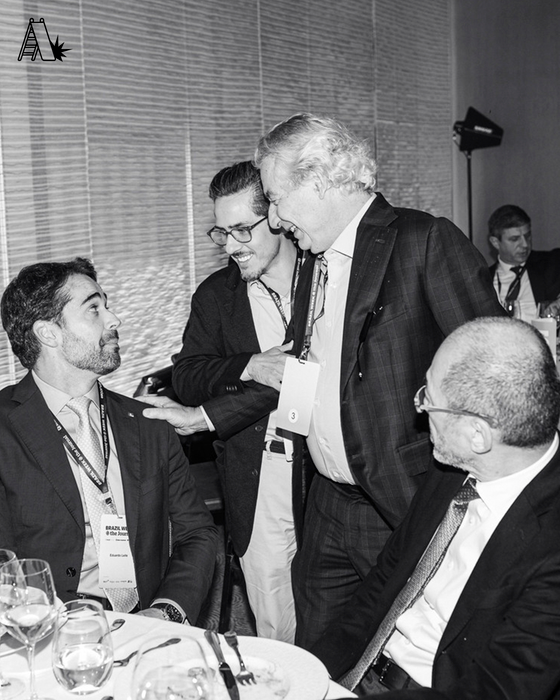 Eduardo Leite, Fernando Cinelli, Adriano Pires e Willian Ling