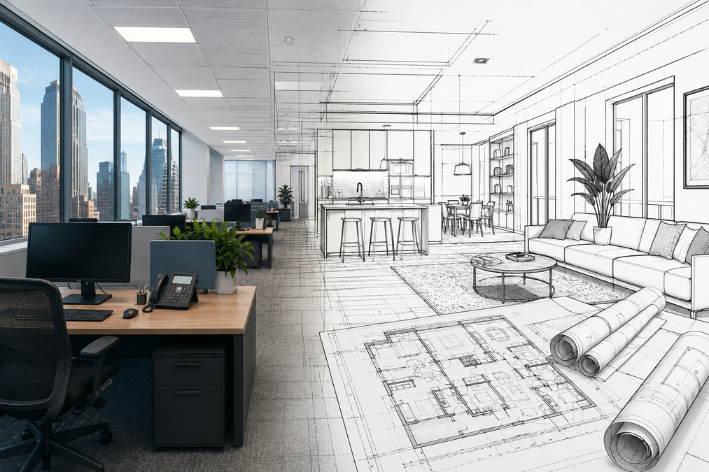 Os escritórios de NYC que estão renascendo como apartamentos