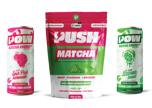 A Push & Pow começou com o matchá. O sonho é ser o “Red Bull do bem”