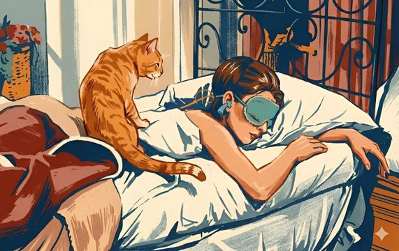 Qualquer luz no quarto prejudica o sono. O antídoto? Use máscara