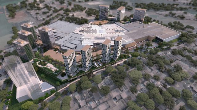 Para otimizar terrenos, já tem até hospital ao lado de shopping da Allos