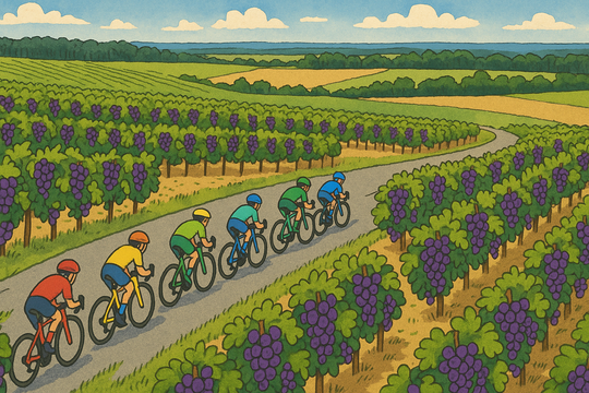 Terroir em duas rodas: os vinhos que se cruzam com o Tour de France