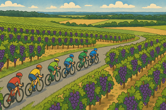 Terroir em duas rodas: os vinhos que se cruzam com o Tour de France