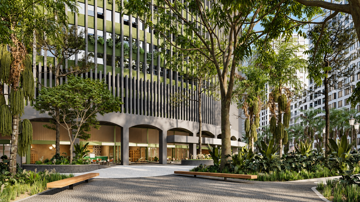 No centro de São Paulo, o retrofit chegou aos escritórios